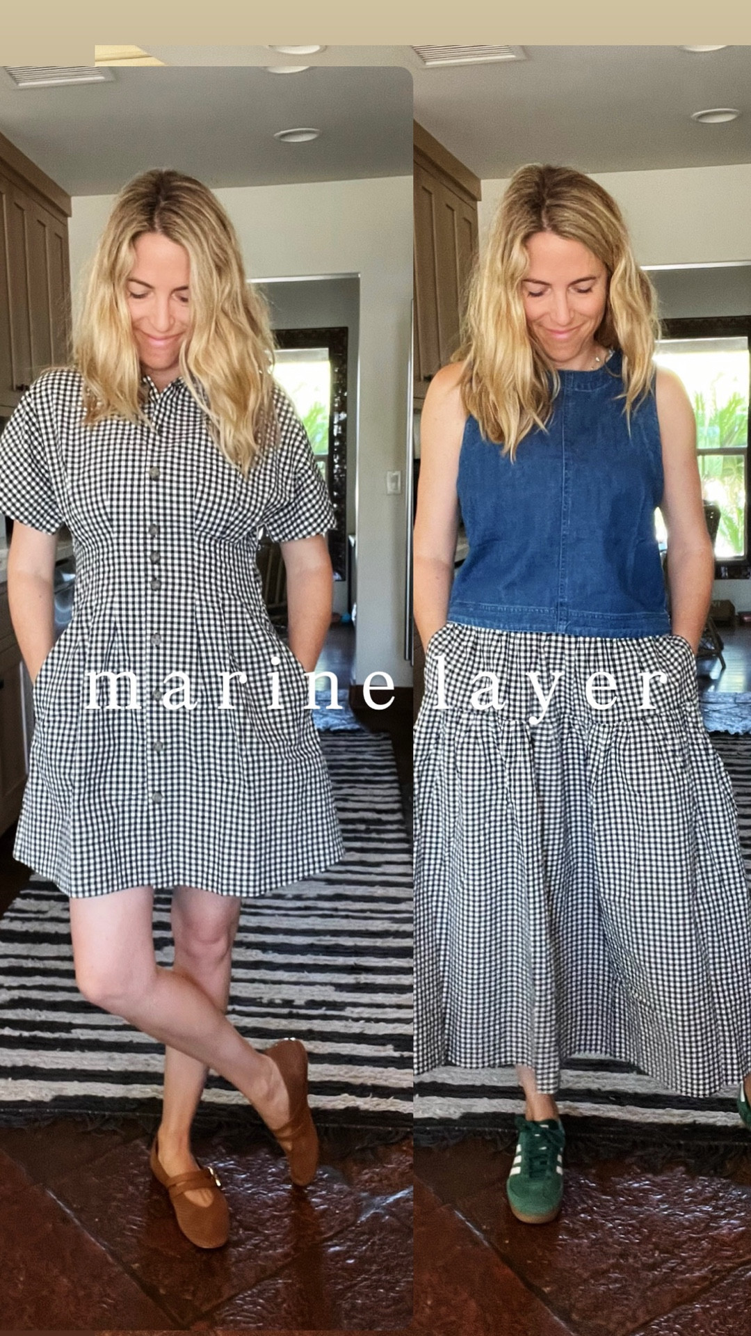 Fall mix and match pieces from Marine Layer 👏🏻

The softest denim skirt and shell set, and a few fabulous gingham pieces. You can get so many different outfits out of these pieces. 

Sizing notes: 
Laura sized up to a 6 in the denim skirt. She would orally take a 4 - the waistband has no stretch. Everything else is tts, Laura in a small. She is 5’5."


Teacher outfit
Fall outfit 

#LTKSeasonal #LTKOver40 #LTKStyleTip