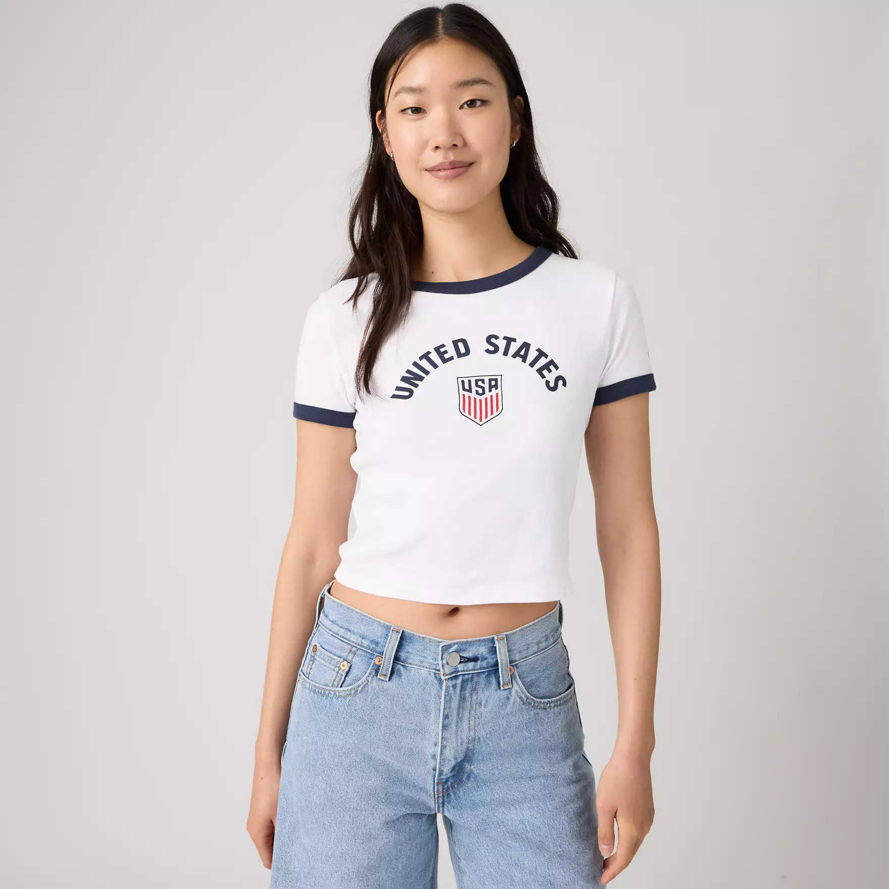 Levi's® U.s. Soccer Mini Ringer Tee | Levi's US