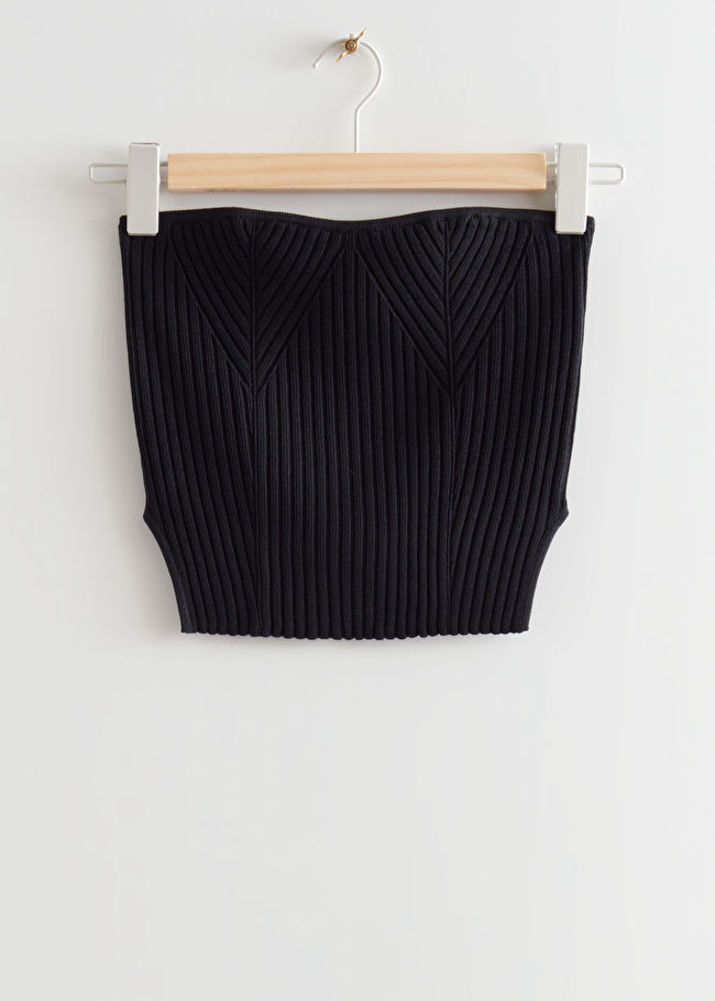 Cropped Knit Bustier | & Other Stories US