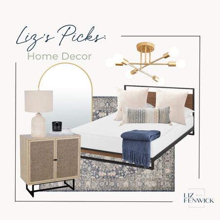 I LOVE all of these bedroom decor pieces come together! The pops of blue are so in right now and they look great with any wood type! 

#LTKSeasonal #LTKMostLoved #LTKhome