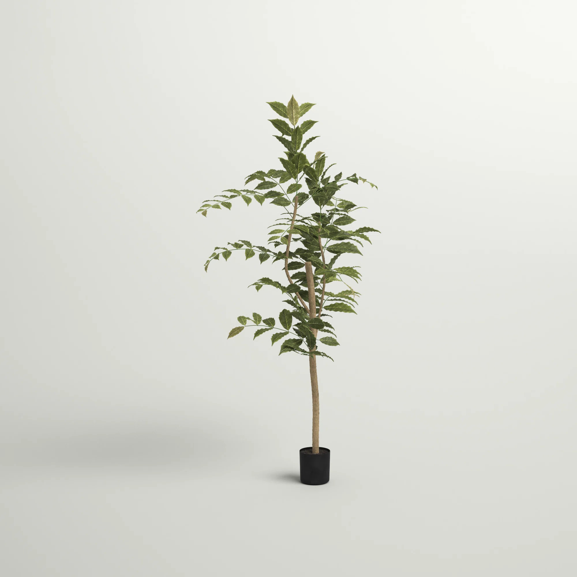 Potted Artificial Green Nandina Tree. | Wayfair North America
