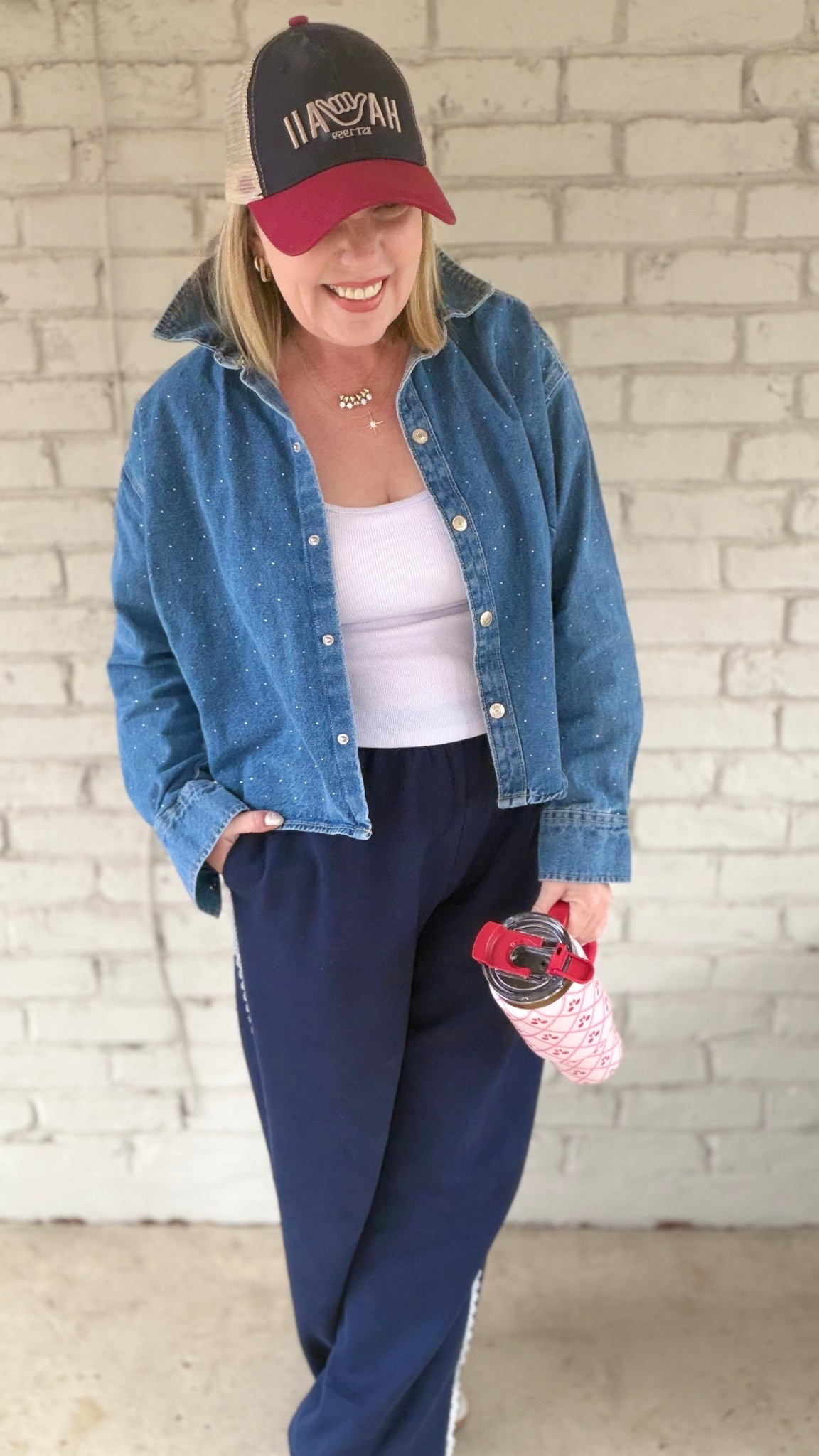 Medium everything 

#LTKmomlife #LTKPetite #LTKOver40