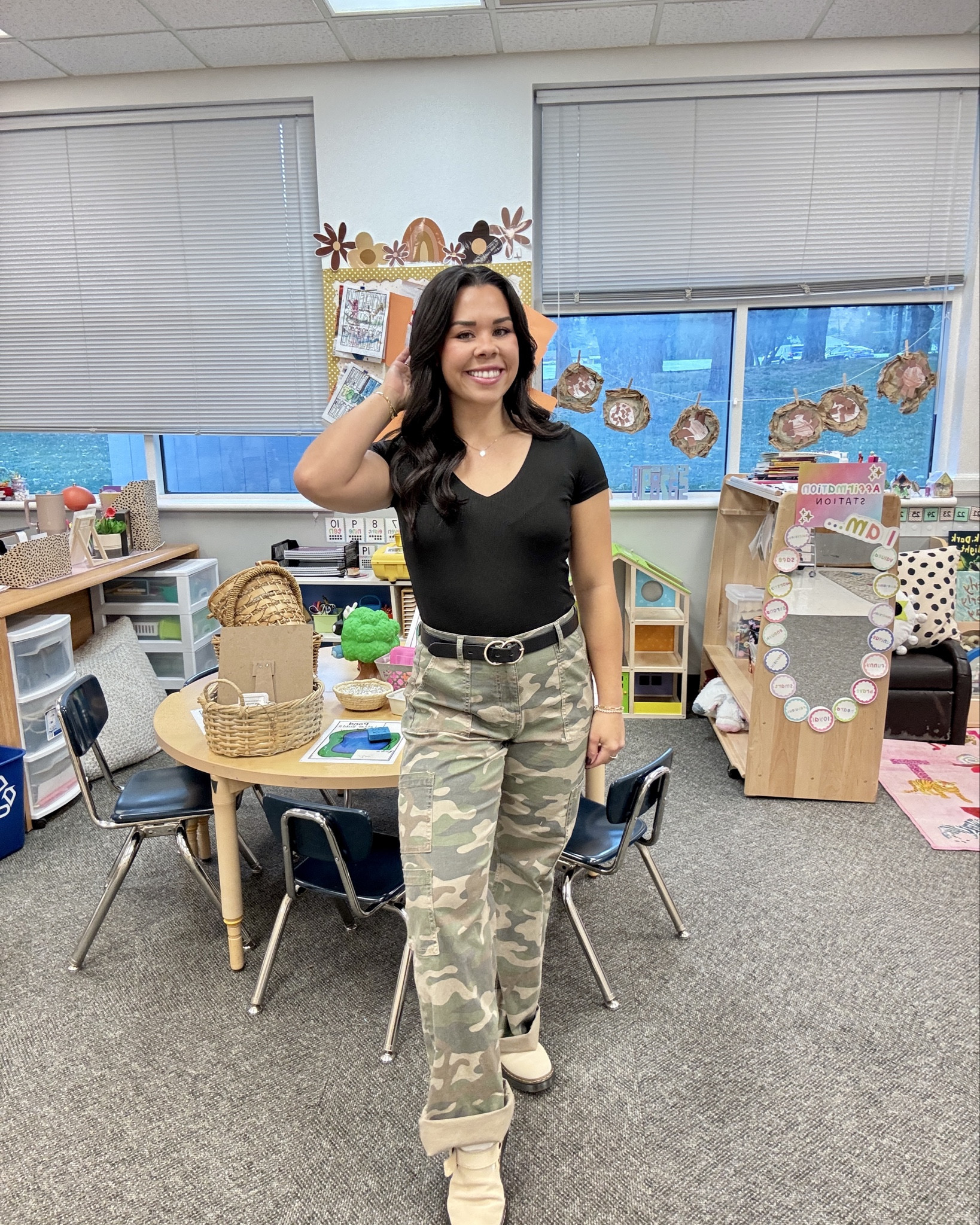 Camo cargo pants from Walmart are so cute and comfy! 😍

#LTKWorkwear #LTKStyleTip #LTKPetite