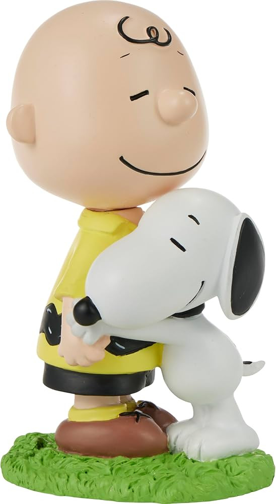 Precious Moments Peanuts Charlie Brown & Snoopy Figurine | Peanuts Happiness is A Warm Puppy Resi... | Amazon (US)