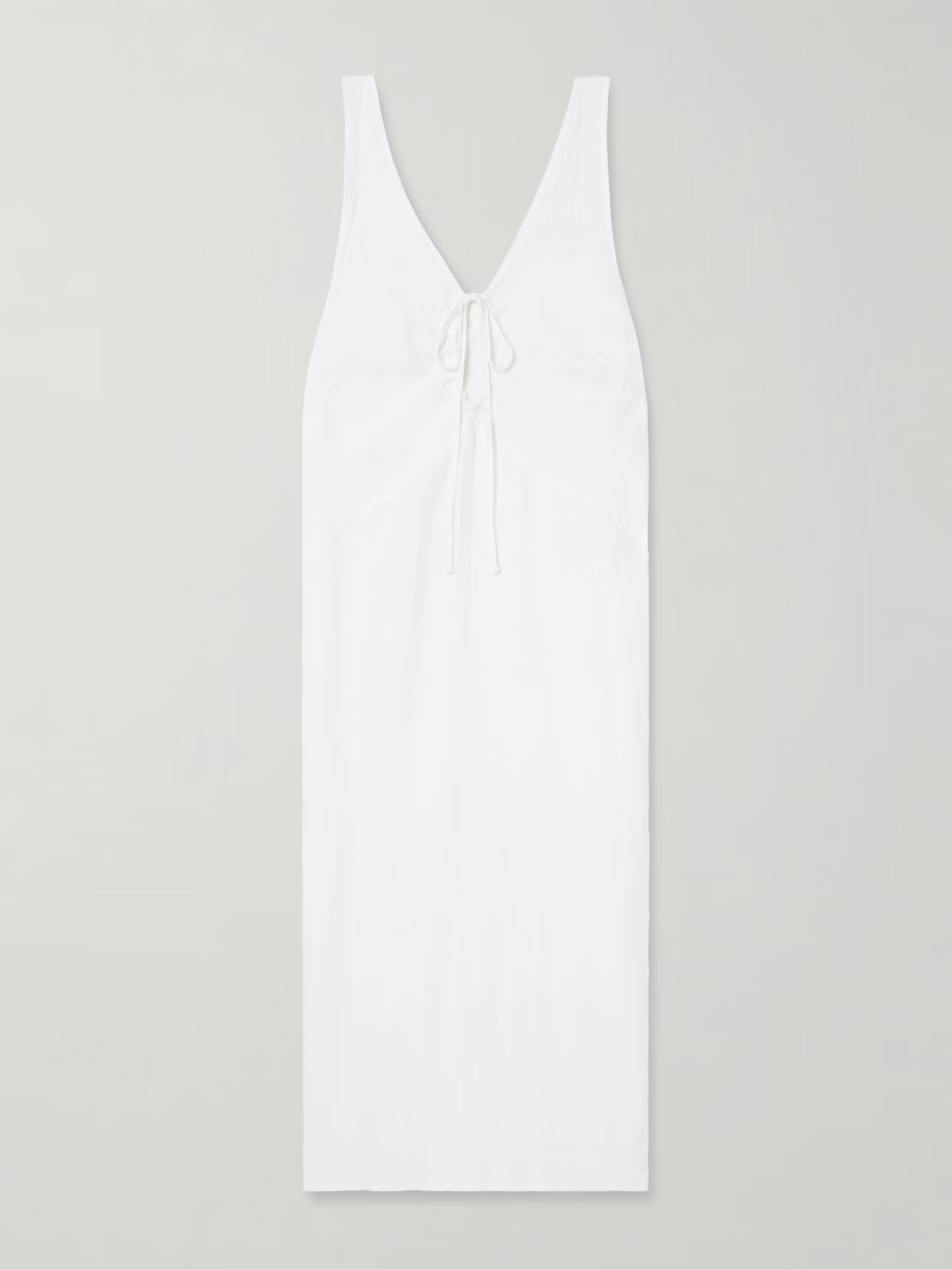 Deiji Studios - Cutout Washed-linen Maxi Dress - White | NET-A-PORTER (US)