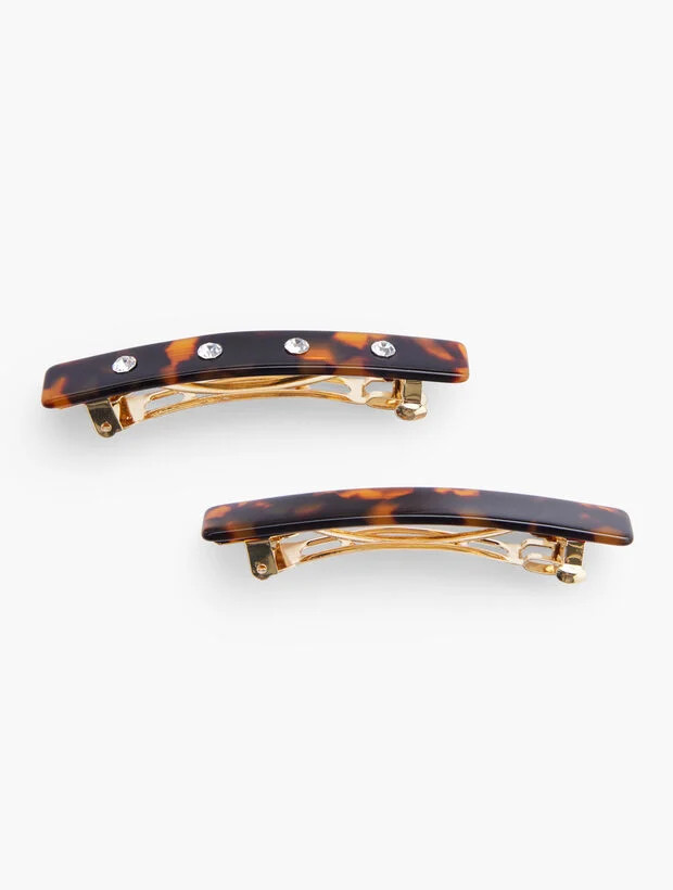 Tortoiseshell Barrette Set | Talbots