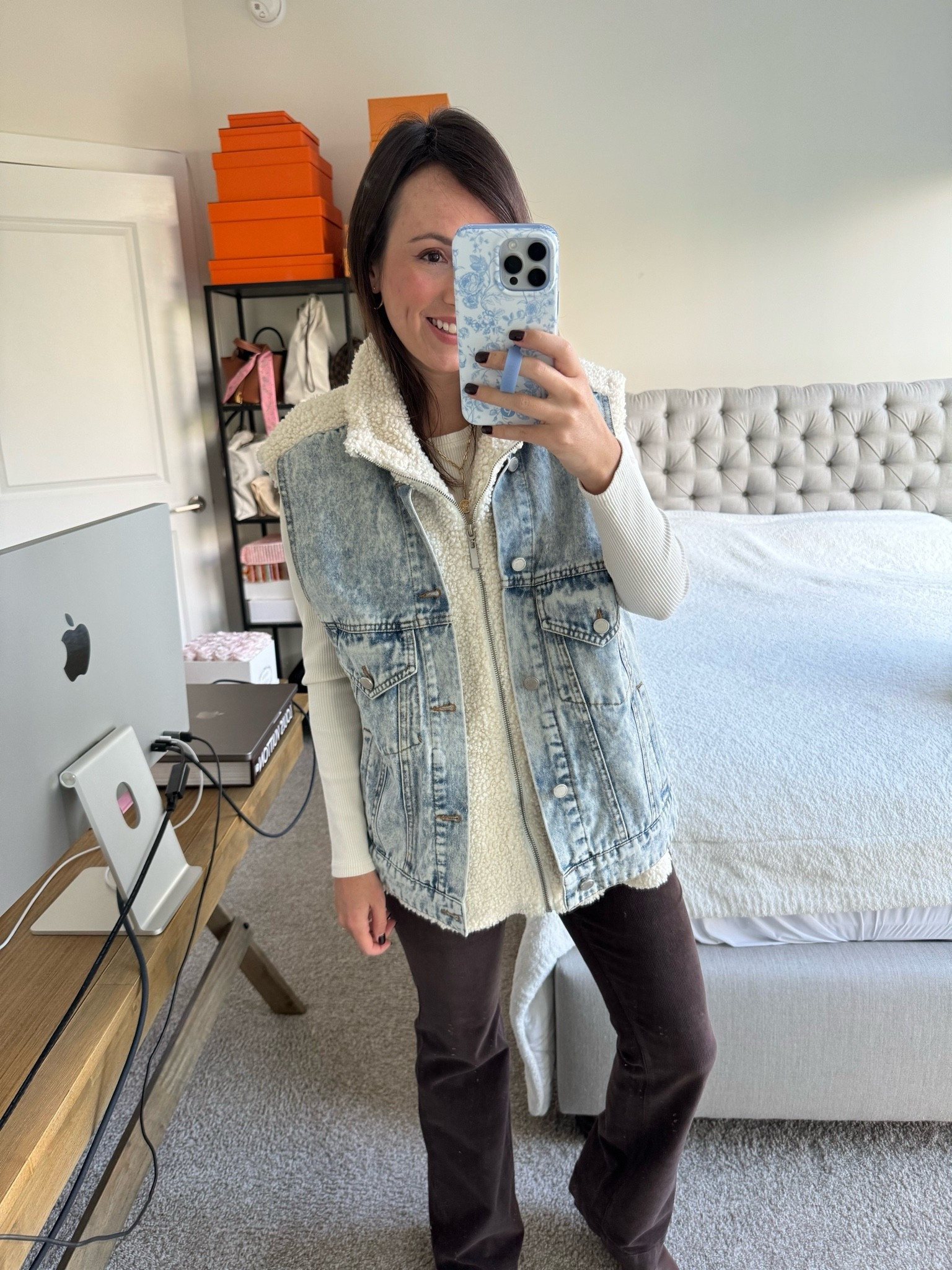 Blanknyc denim and Sherpa vest! I Wearing xs




#LTKSeasonal #LTKFindsUnder100 #LTKStyleTip