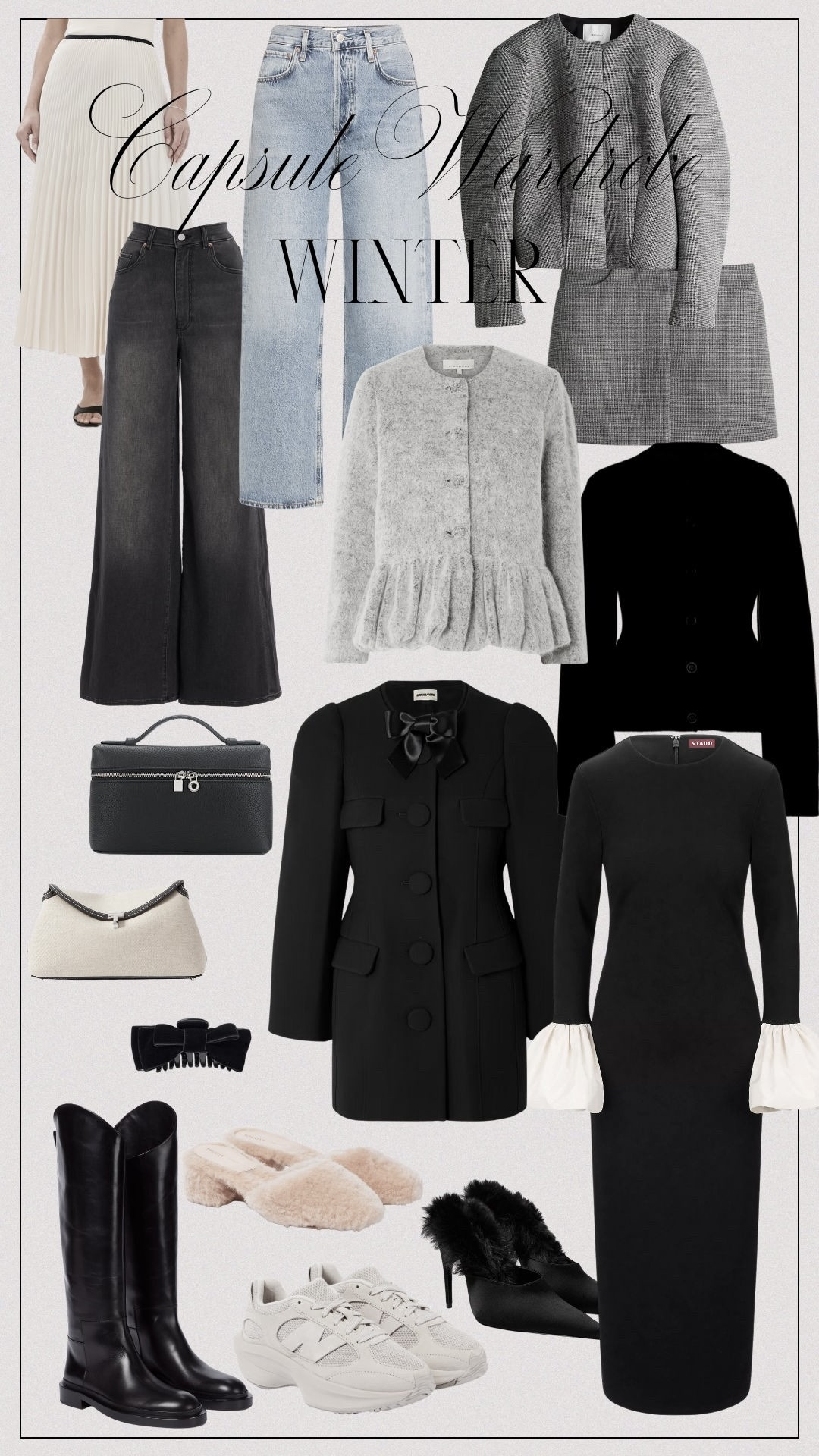 Winter capsule! You all loved when I did this for summer, so figured I would share for Fall/Winter. 