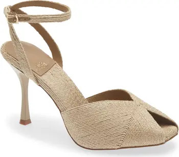 Behoove Ankle Strap Peep Toe Pump (Women) | Nordstrom