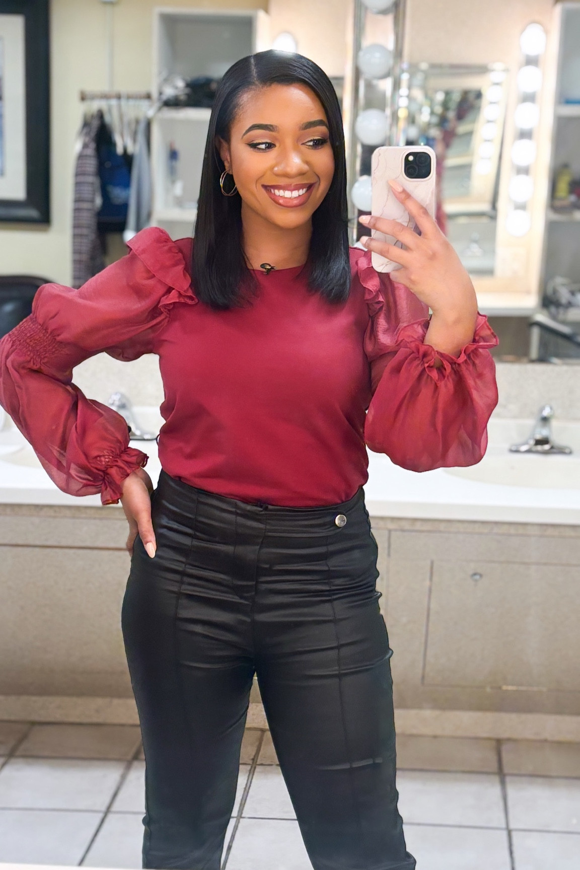 Organza Mixed Smocked Top ❤️

#LTKStyleTip #LTKWorkwear