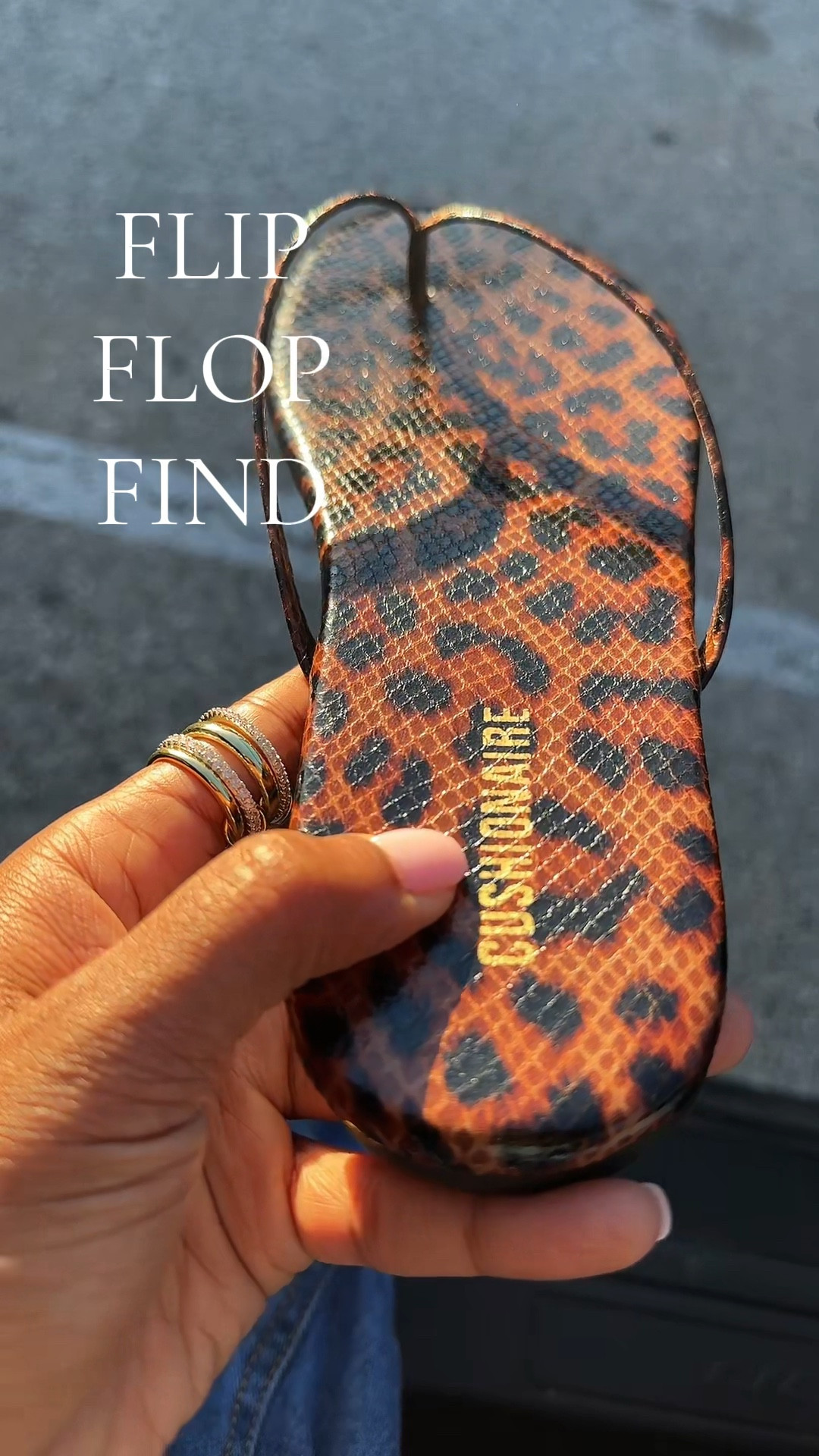 These cute leopard cushionaire flip flops are gorgeous 😍! The perfect pop of print. 

#LTKSaleAlert #LTKootd #LTKgrwm