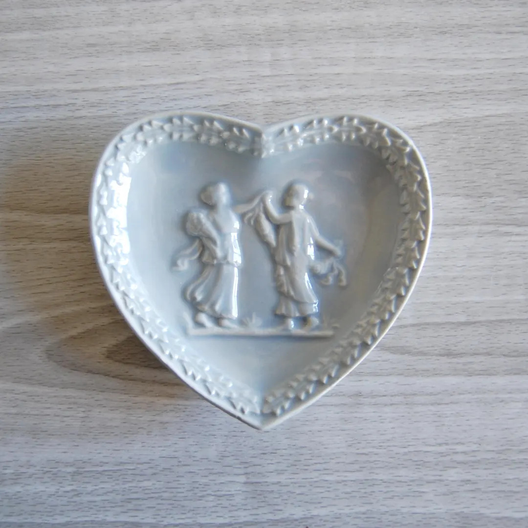 heart trinket dish, vintage heart trinket dish, vintage greco-roman dish, vintage greek dish, vin... | Etsy (US)