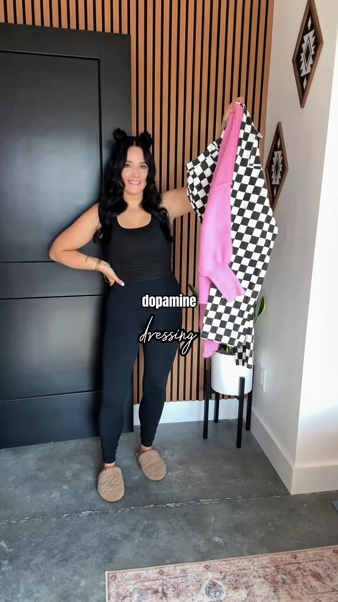 Dopamine Dressing 🖤💕

Sweater - small/medium 
Pants - small
Bralette - medium

Love a colorful sweater paired with a pop of my favorite pattern 👏🏼 I recently got this oversized smiley face sweater from Nordstrom (my first Dressed in LALA purchased & I'm obsessed!) - it's so oversized and comfy! I paired it with these black and white checkered print pants from amazon & finished the look with my platform vans sneakers & some all black sunglasses! 



#LTKStyleTip #LTKFindsUnder50 #LTKFindsUnder100