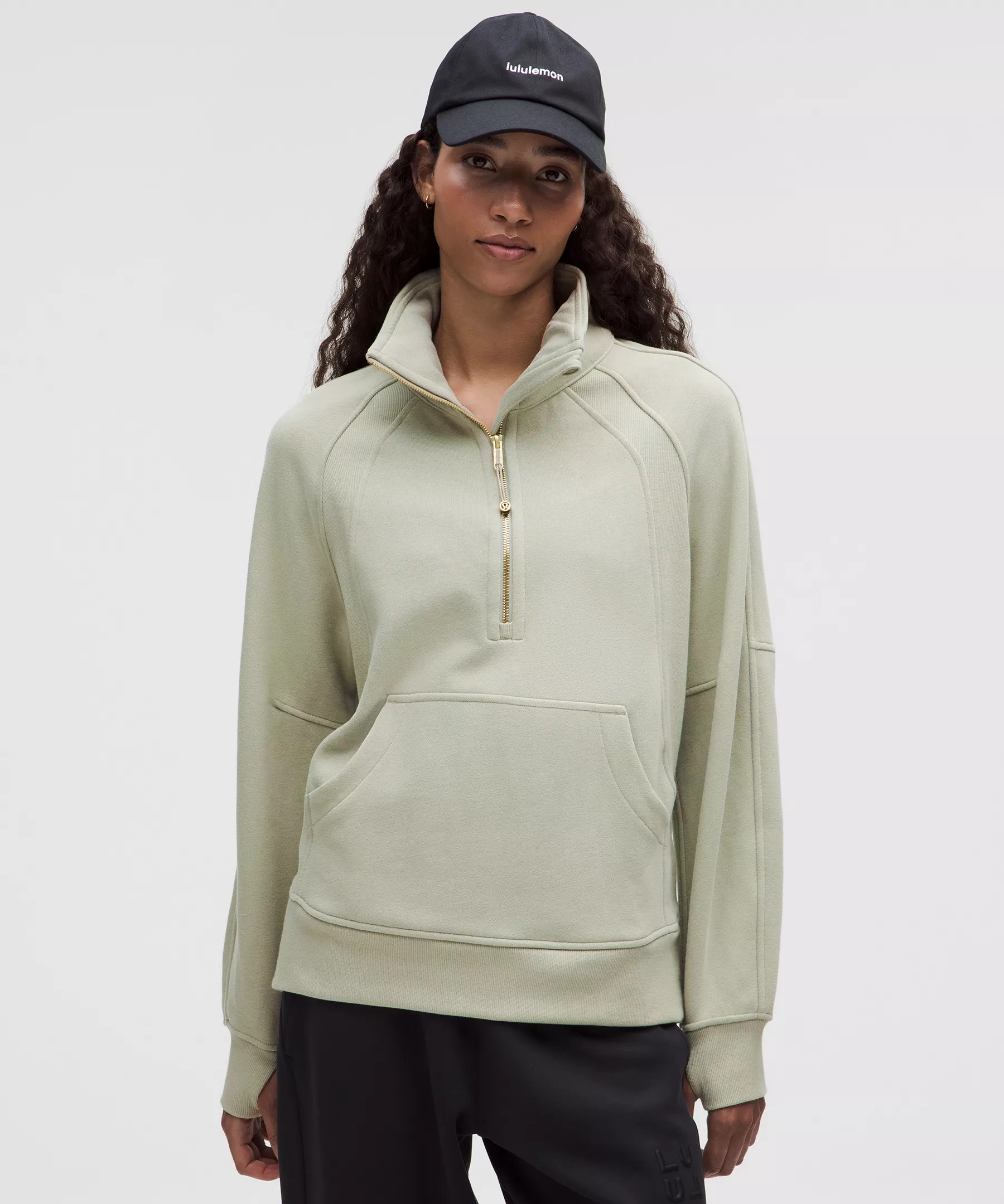 Scuba Oversized Funnel-Neck Half Zip *Long | Women's Hoodies & Sweatshirts | lululemon | Lululemon (US)