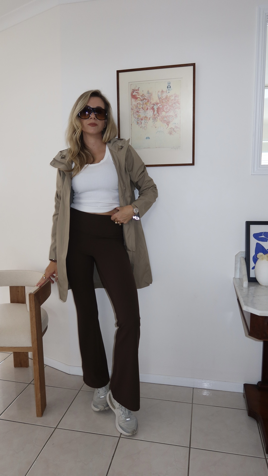 Every mum needs one of these at school pickup.

I think every mum can attest to the fact it always seems to rain at school pickup and for the last few years, I've hands down relied on this jacket to get me through the 3pm pickup. The perfect colour and fit and combined with the best leggings and tank I have found to date, this would be my ultimate @lululemonausnz outfit.

Rain Rebel Jacket Sheer Oak size US 6 (AU 10)
Groove Nulu Super High Rise Flared Pant Regular Walnut Crunch size US 8 (AU 12)
Hold Tight Micro-Rib Racerback Tank Top White size 6 (AU 10)
Runners size 9.5

#LTKdayinmylife #LTKmomlife #LTKSeasonal