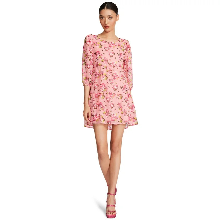 Luv Betsey By Betsey Johnson Women's Printed House Dress | Walmart (US)