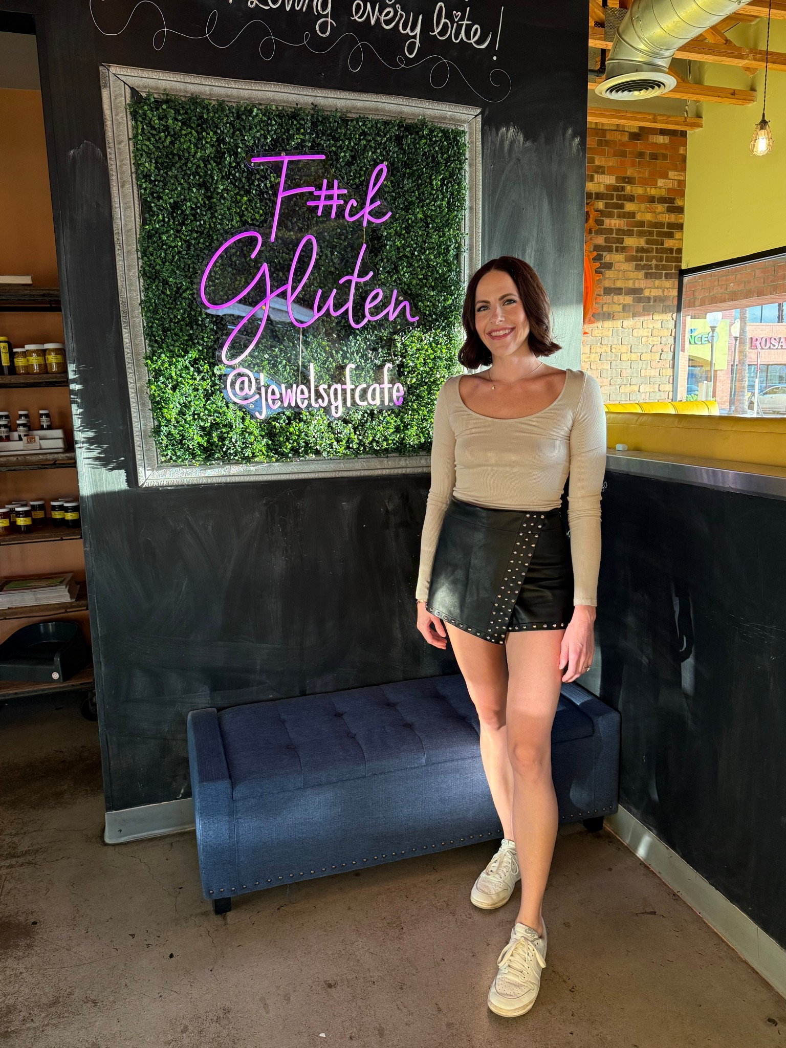 Obsessed with this super soft tee and faux leather skort. #nsale

#LTKSeasonal #LTKOver40 #LTKFindsUnder100