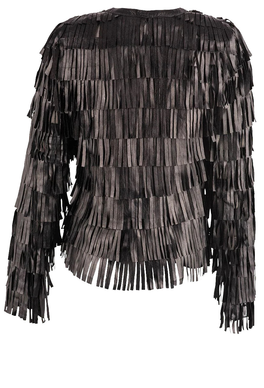 Belgin Francis Black Fringe Western Jacket | Pinto Ranch | Pinto Ranch