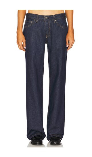 EB Denim Low Rise Baggy Jeans in Blue. - size 26 | Revolve Clothing (Global)