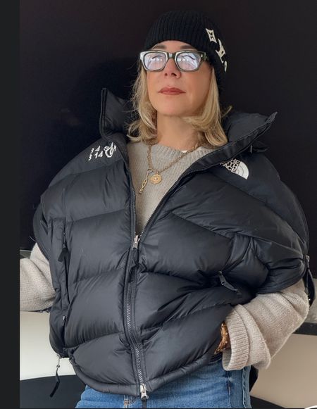 It’s time to toss the winter puffer jacket and add  a puffer vest to your wardrobe. My vest is a collab between Nike and Yohji Yamamoto. March and early April are still puffer weather. These are easy to wear pieces. Elevate this style with an irresistible cashmere sweater in neutral tones. 

#LTKstyletip #LTKSeasonal