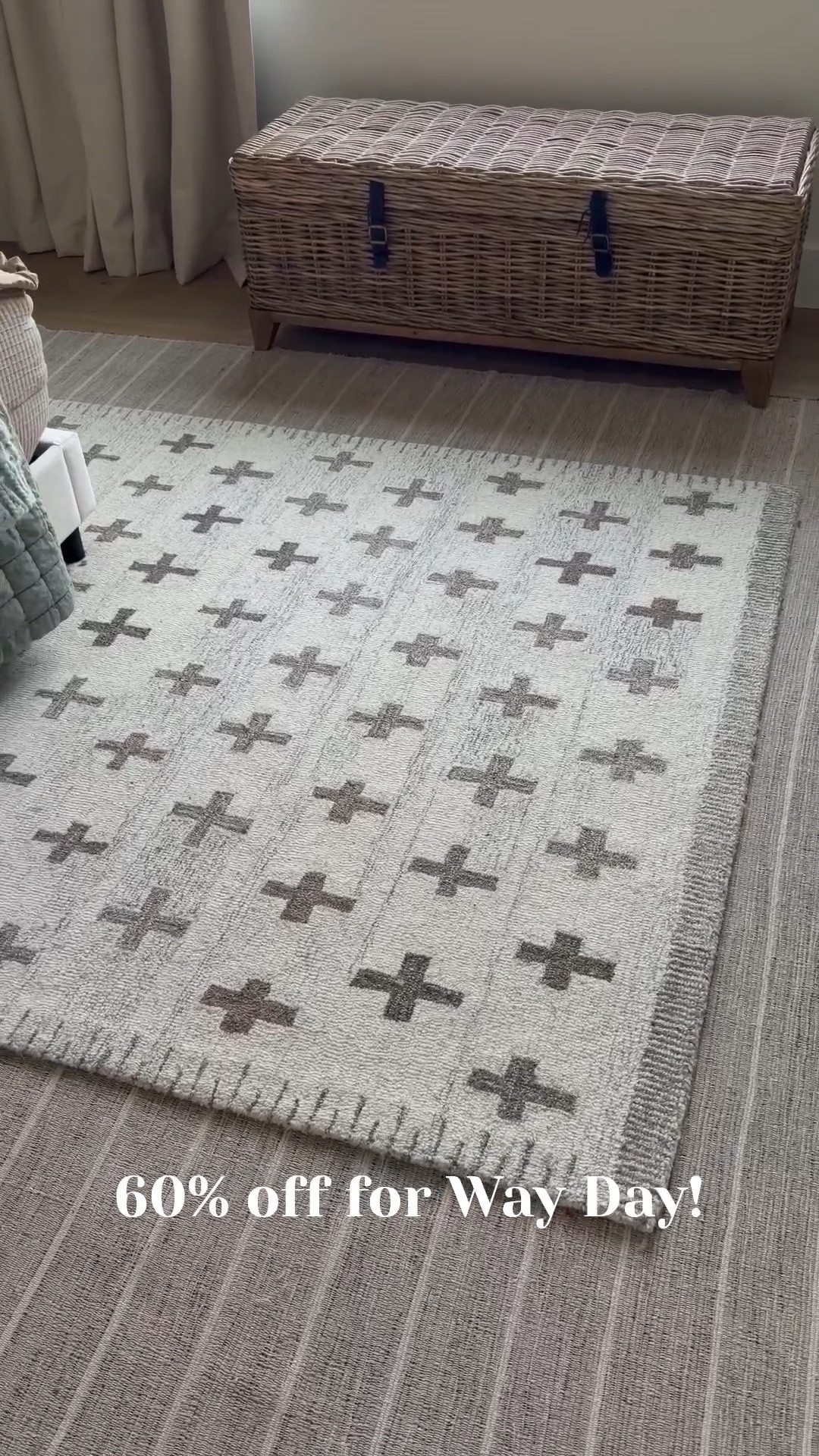 This wool rug is awesome!!! And the woven storage trunk is finally in stock + on sale too!

#wayfair #wayday #rug 

#LTKHome #LTKKids #LTKSaleAlert