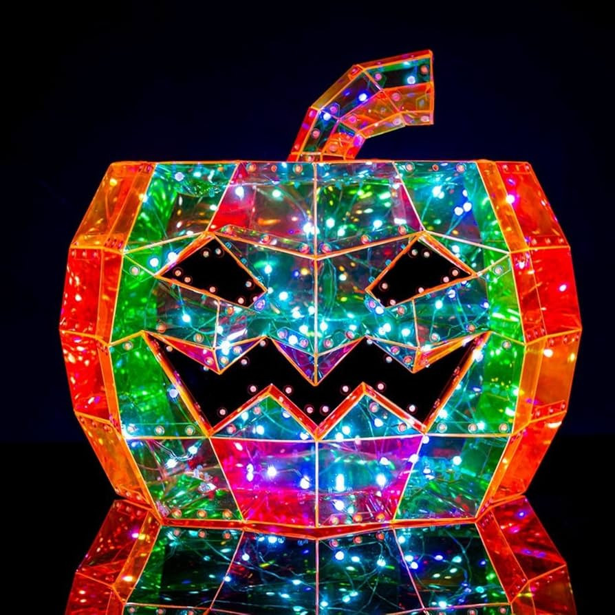 Prismatic Iridescent Spooky Ghost, Halloween Ghost Decor,LED Iridescent Ghost Light,Halloween Gho... | Amazon (US)