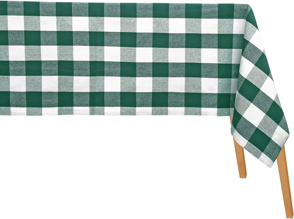 Green Cloth Tablecloth | Rectangle Tablecloth | Tablecloth Cotton | Outdoor Tablecloth | Cloth Ta... | Amazon (US)