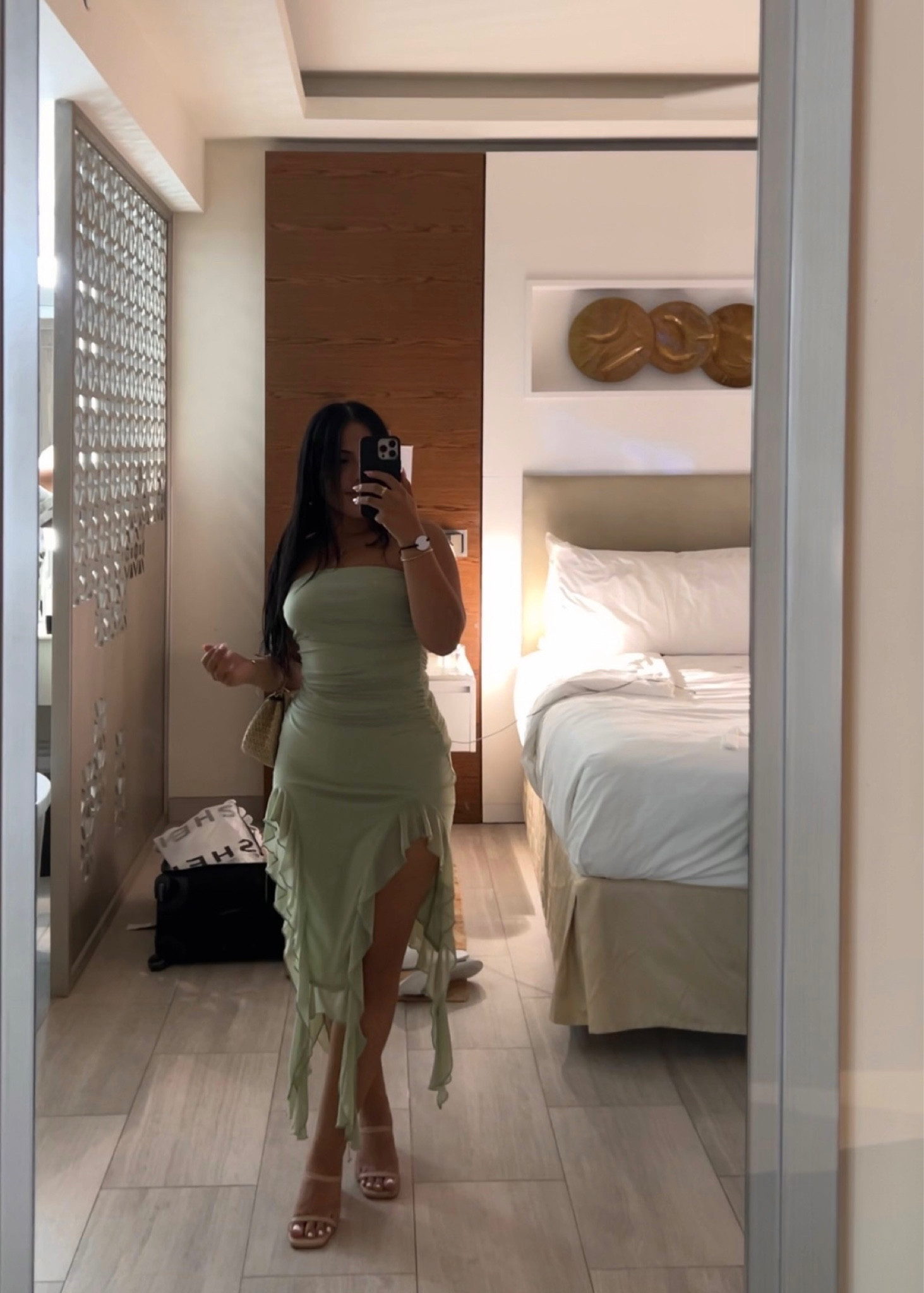 wearing size petite xs 🌴 ruffle tube dress, going out outfit inspo, holiday inspo, vacation outfits 

#LTKsalealert #LTKparties #LTKfindsunder50