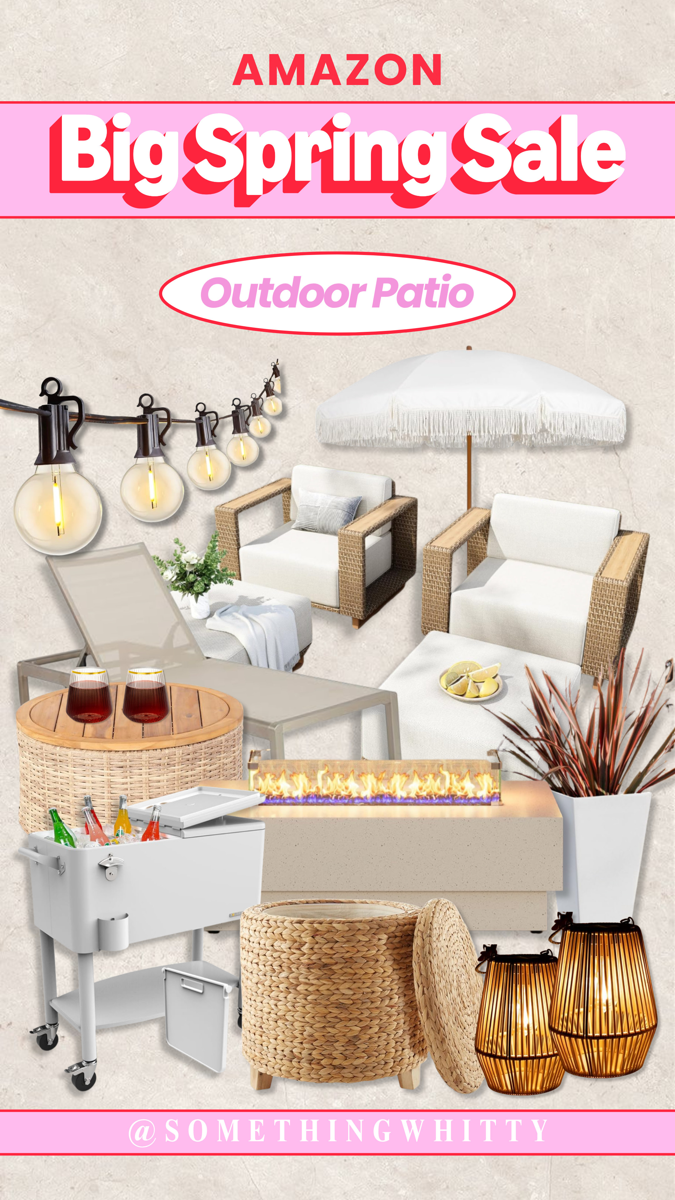 These Amazon patio essentials are perfect for the season! Love the cozy vibes. // Patio umbrella, furniture set, fire pit, and more to transform your space #patiolife #outdoorliving #amazonfinds #amazoncreator 

 #LTKSeasonal #LTKHome #LTKSaleAlert