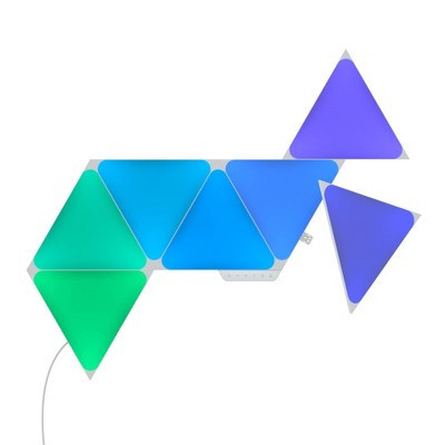 Nanoleaf 7pk Shapes Triangle Smarter LED Light Kit: Modular Nano Lights, Smartphone App Control, White | Target