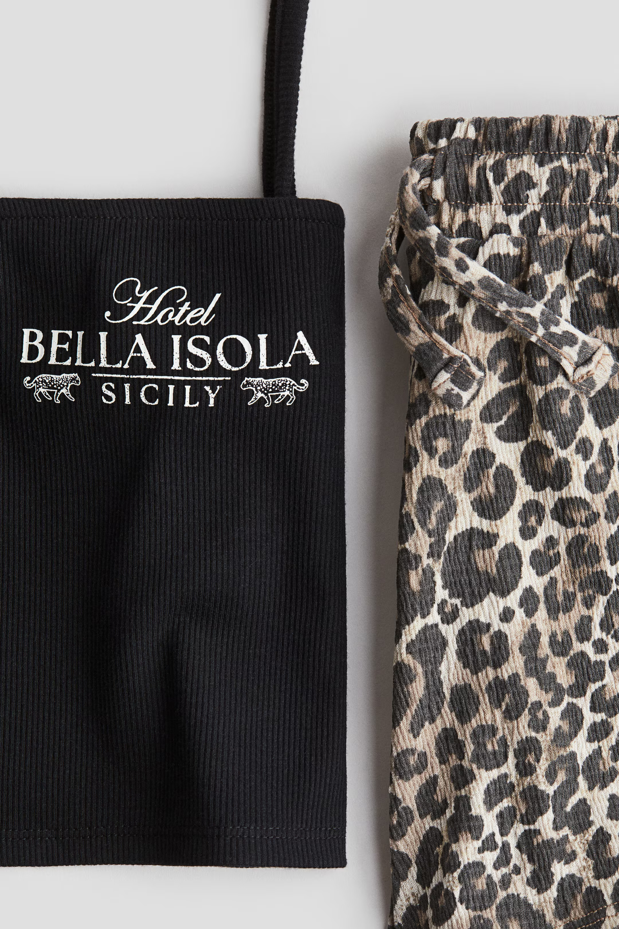 2-Piece Strappy Top and Shorts Set | H&M (US + CA)