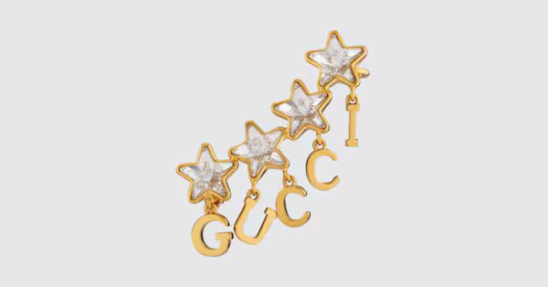 Gucci - Single earring with Gucci script | Gucci (US)