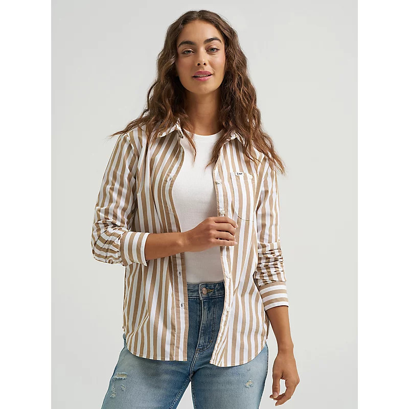Womens All Purpose Print Button Down Shirt | Lee Jeans