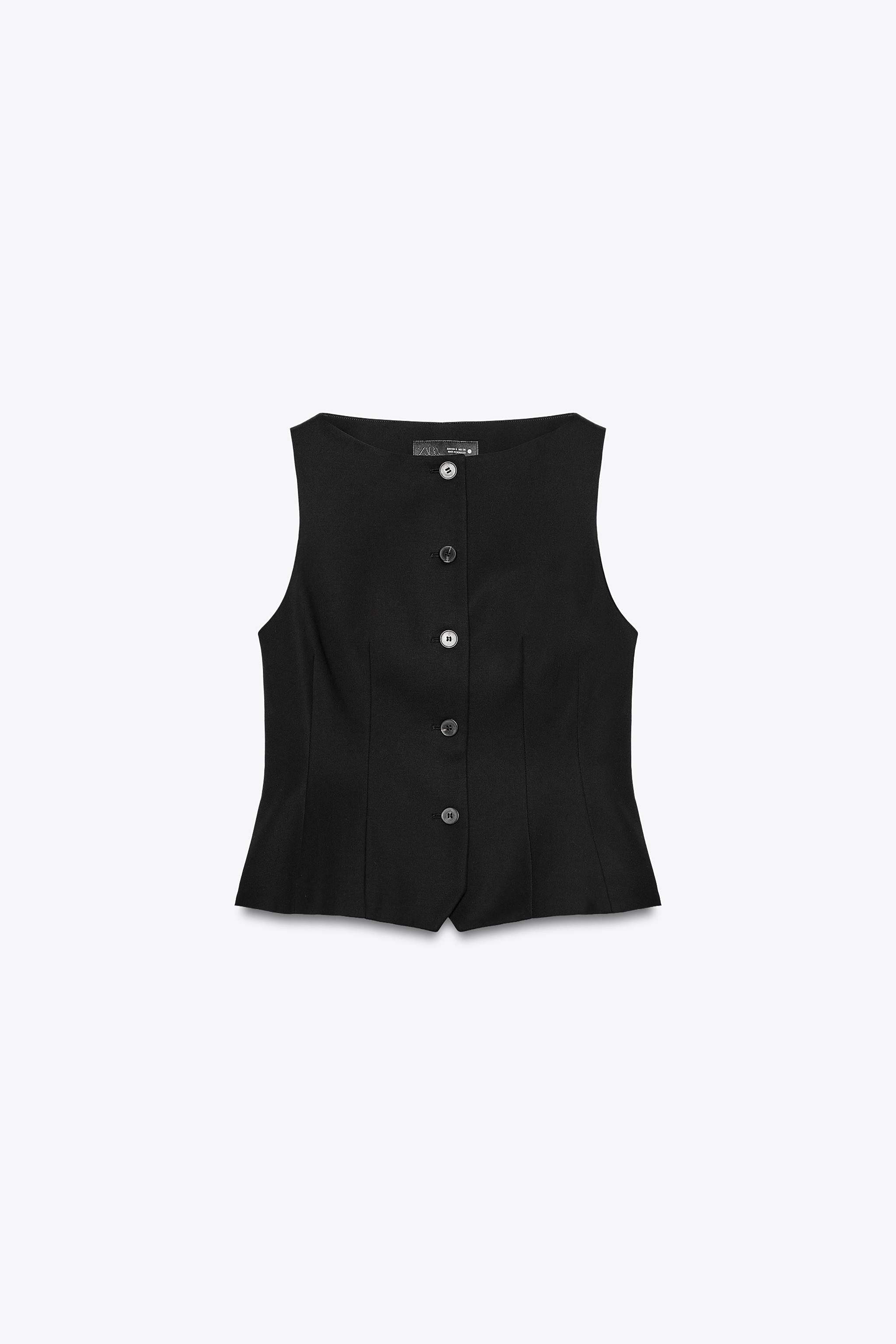 ZW COLLECTION FITTED VEST | Zara US