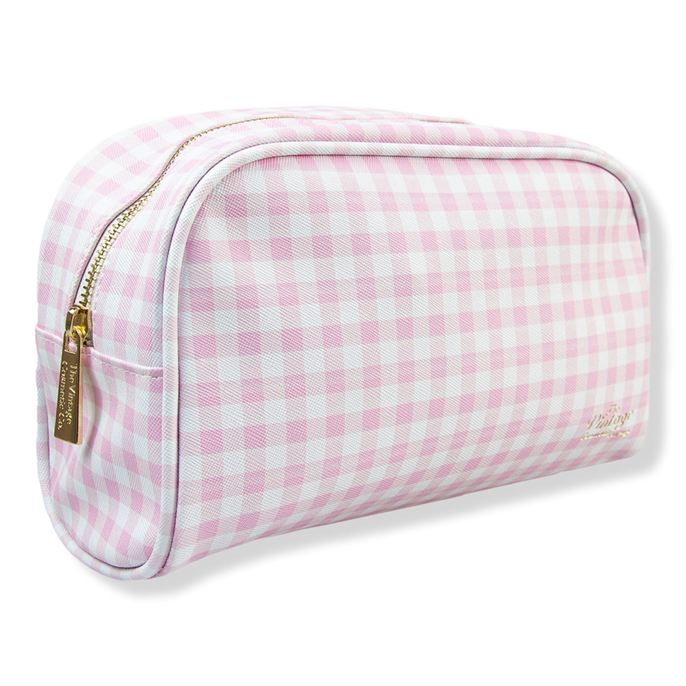 Pink Gingham Make-Up Bag | Ulta