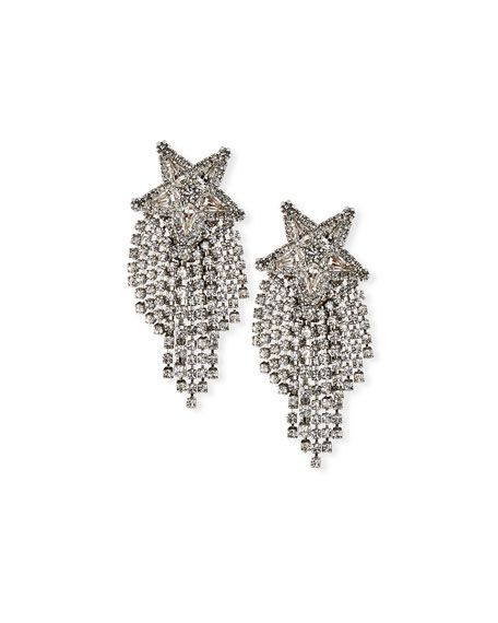 Dalton Crystal Star & Dangle Earrings | Neiman Marcus