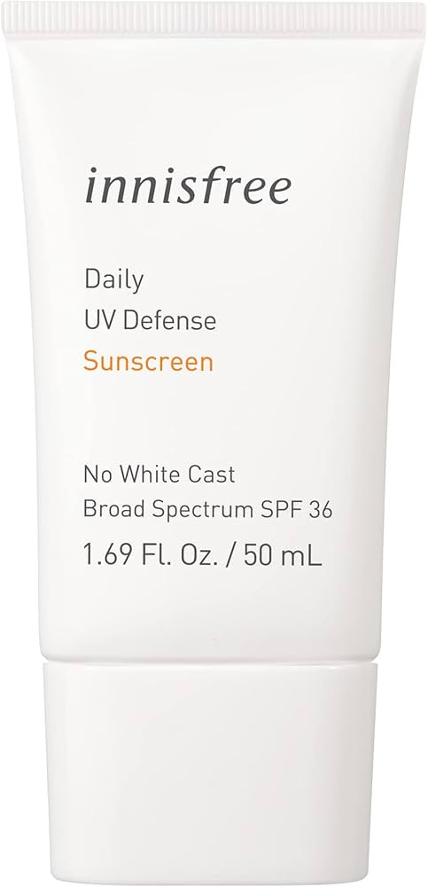 innisfree Daily UV Defense Sunscreen Broad Spectrum SPF 36 Face Lotion, 1.69 Fl Oz (Pack of 1) | Amazon (US)