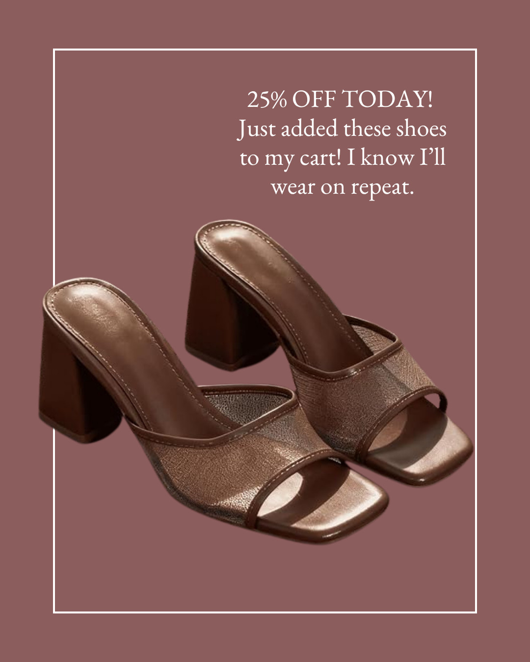 25% off today for the Amazon Early Prime Deals! Just added these mesh block heel sandals to my cart and I know I will wear them on repeat. Such a pretty neutral shoe for fall. 

 #amazonprimedeals #earlyprimedeals #primeday #amazondeals #blockheels #heeledsandals #meshheels #mules #shoes #amazonshoes #amazonfashion #fallfashion #falloutfit #salealert #founditonamazon #LTKSaleAlert