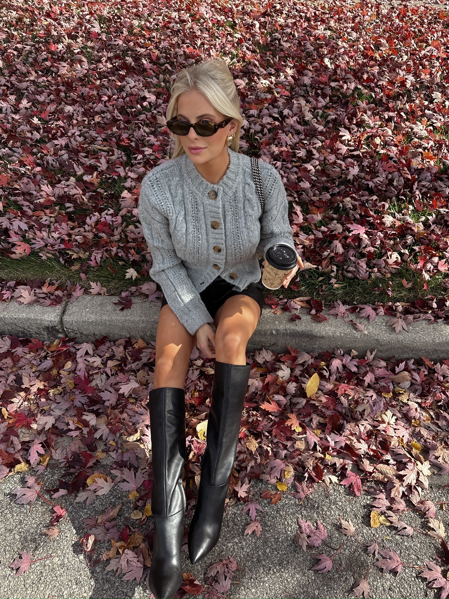 Small in sweater, linking similar shorts and boots
#kathleenpost

Fall fashion, fall outfit, leather shorts, micro shorts outfit, date night outfit, nyc fall outfit

#LTKStyleTip #LTKSeasonal