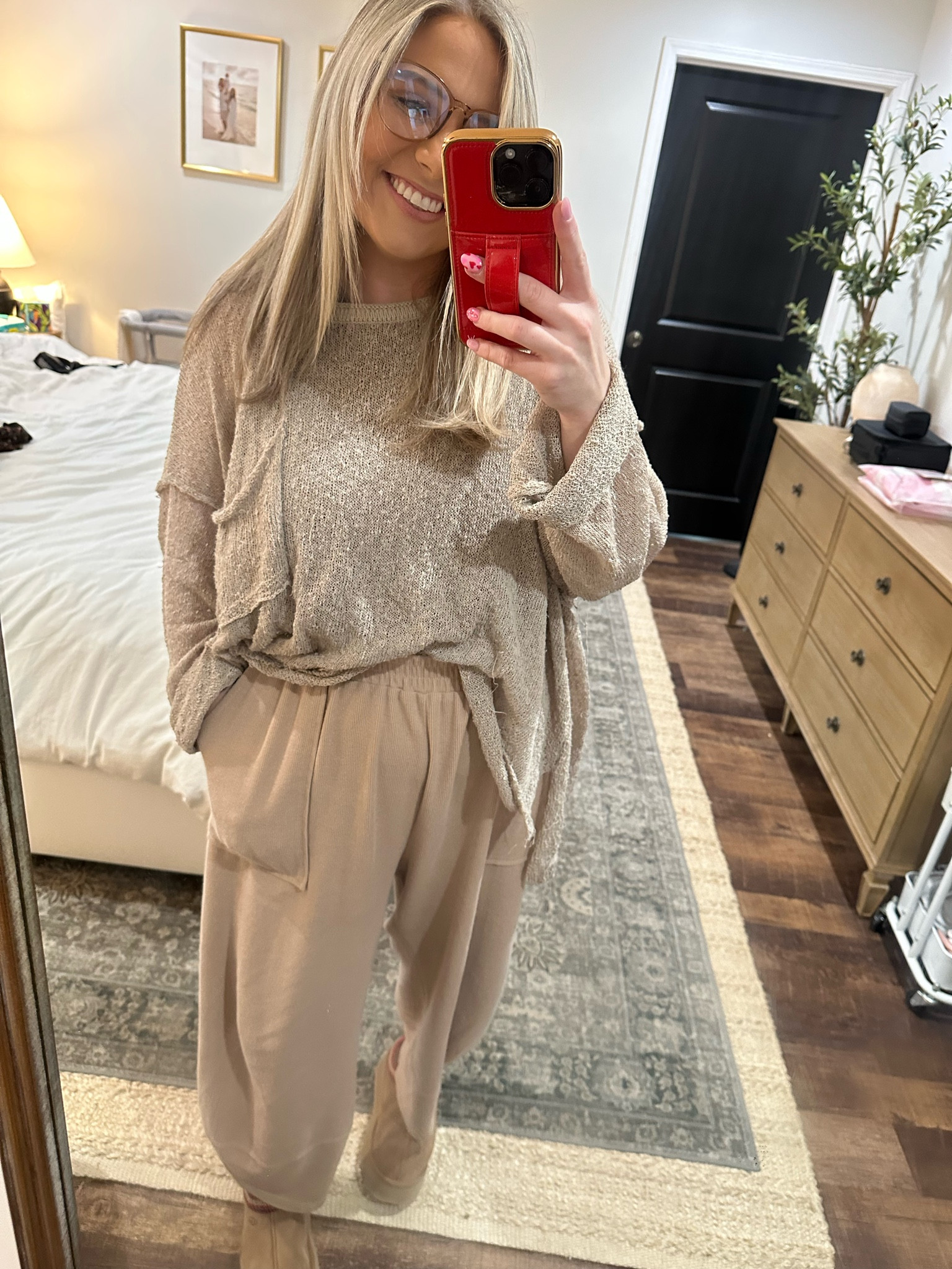 Comfiest OOTD evaaa 
Pullover is sooo old but I linked a couple similar and glasses are from Target dollar spot! 

#LTKFindsUnder50 #LTKMidsize #LTKStyleTip