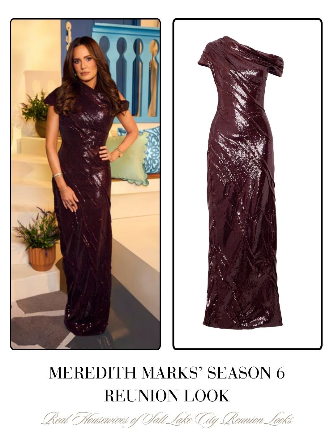 Meredith Marks Season 6 Reunion Look 