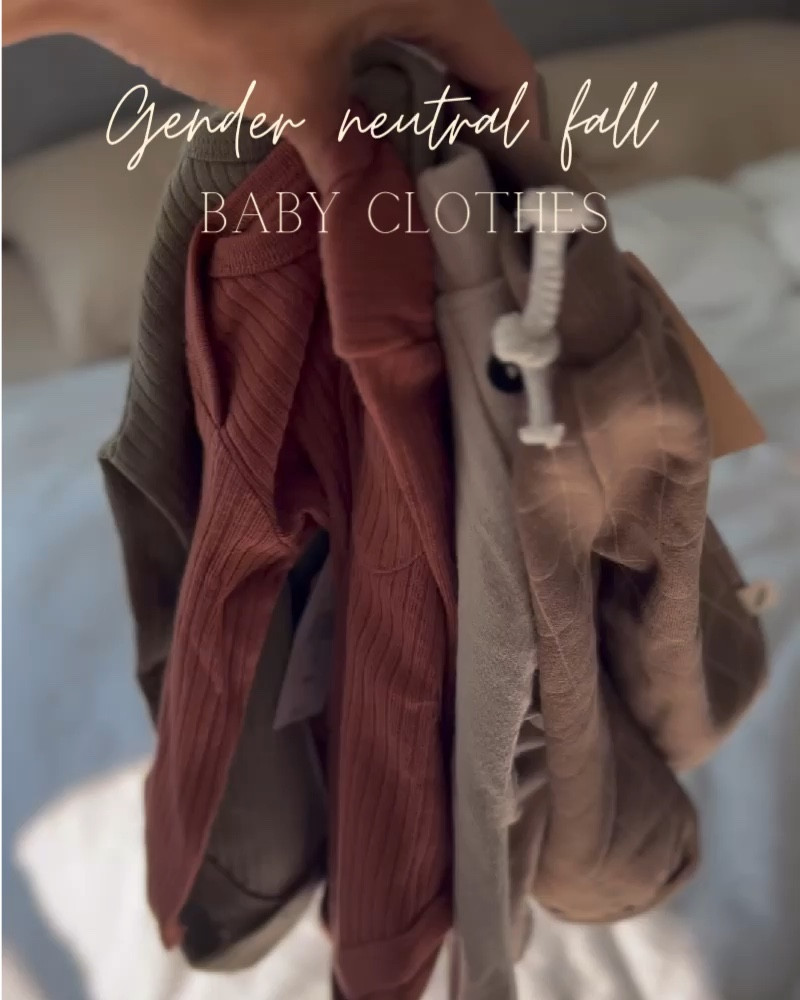 Looking for the most perfect gender neutral fall baby clothes? These are extremely affordable and organic. LOVE! 

#LTKSeasonal #LTKbaby #LTKkids