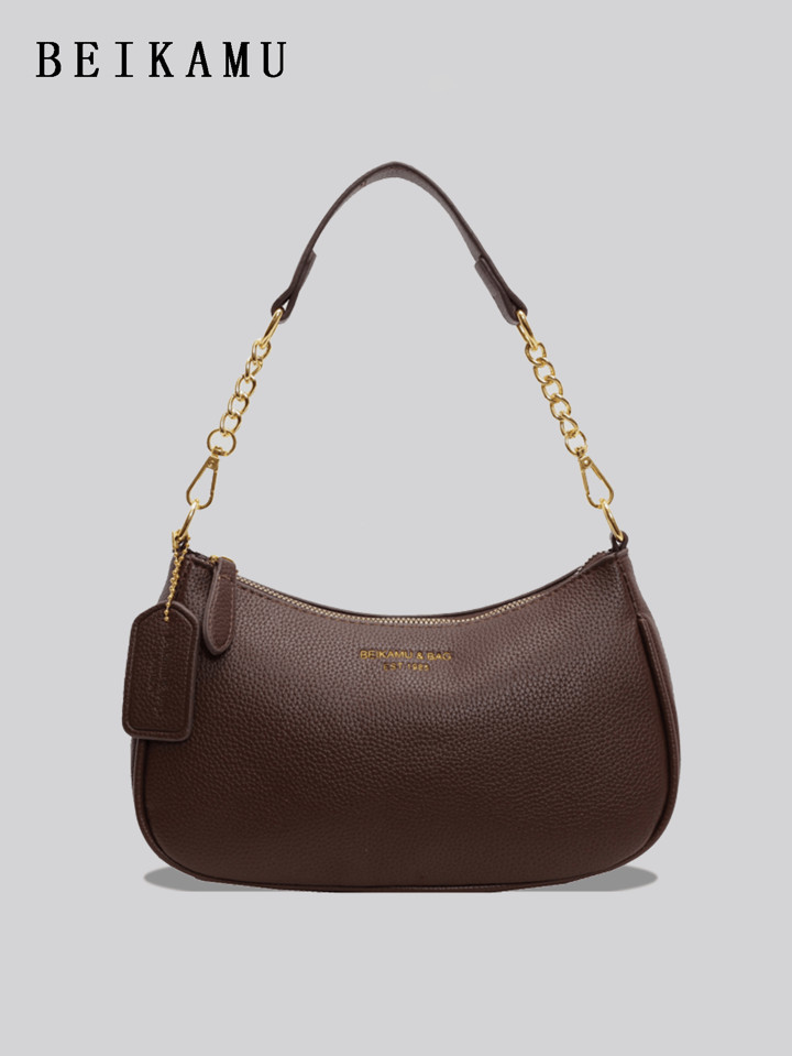 1pc Women Plain Color PU Leather Shoulder Bag, Adjustable Strap Office Tote Crossbody | SHEIN