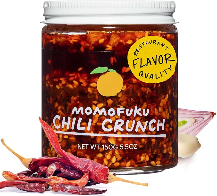 Momofuku Chili Crunch by David Chang, (5.5 Ounces), Chili Oil with Crunchy Garlic and Shallots, S... | Amazon (US)
