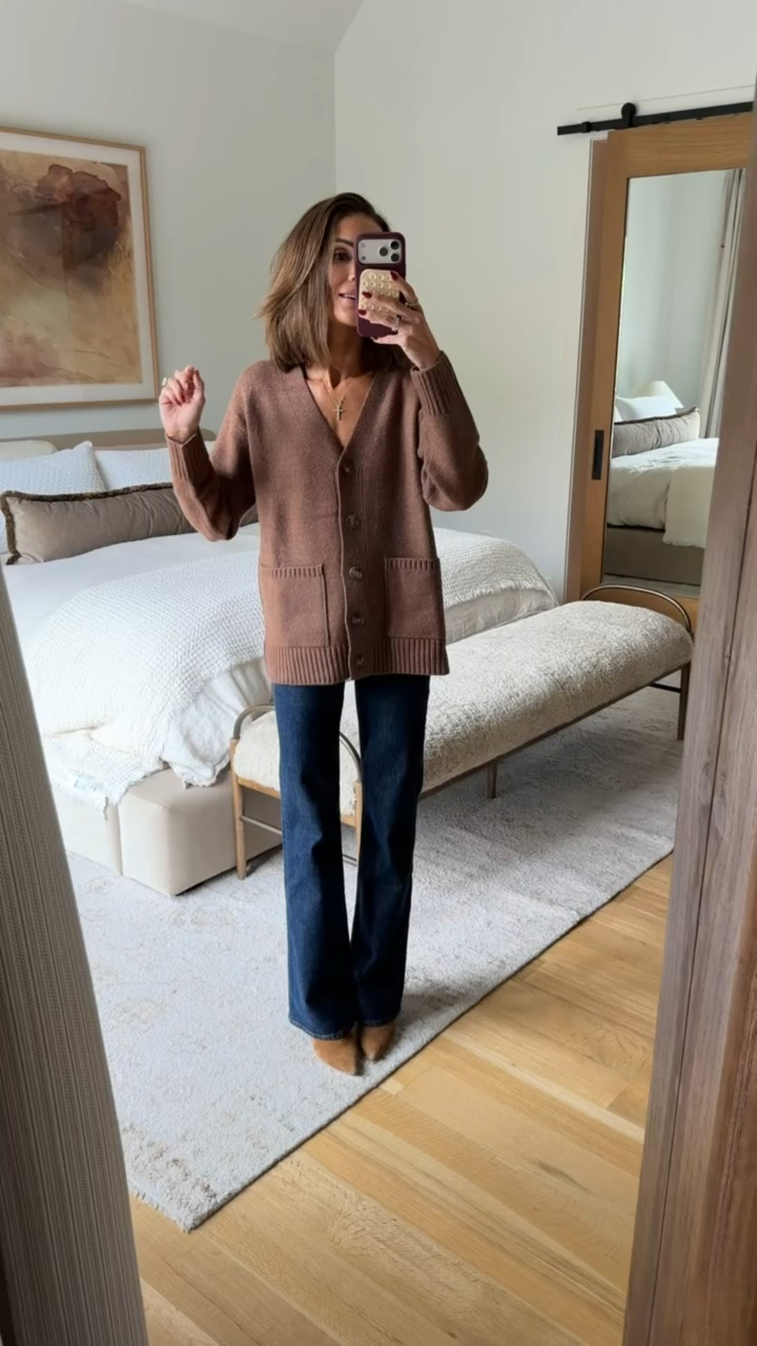 LOVE an oversized cardigan like this 😍 and some of my most worn booties are also 25% off! 🙌🏼

#LTKCyberWeek