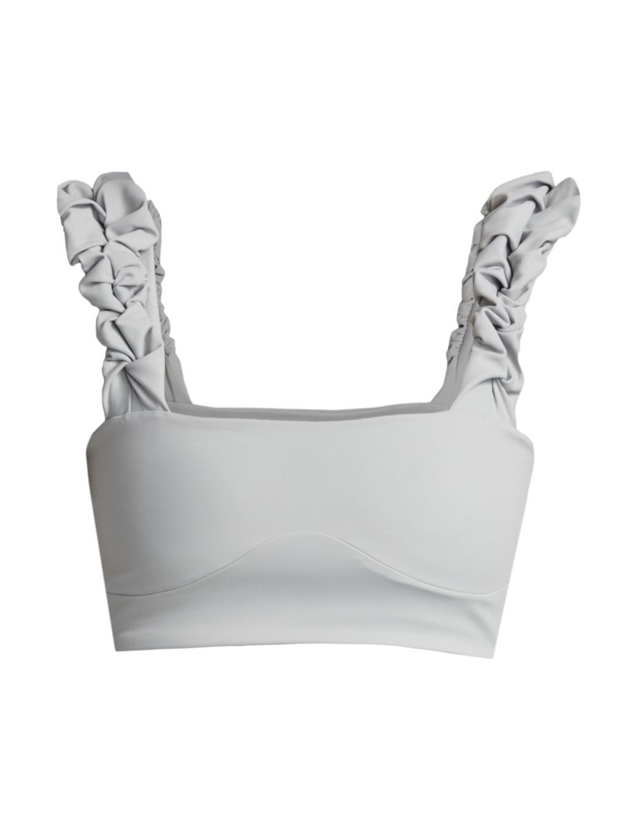 Scrunchie Crop Top | Saks Fifth Avenue