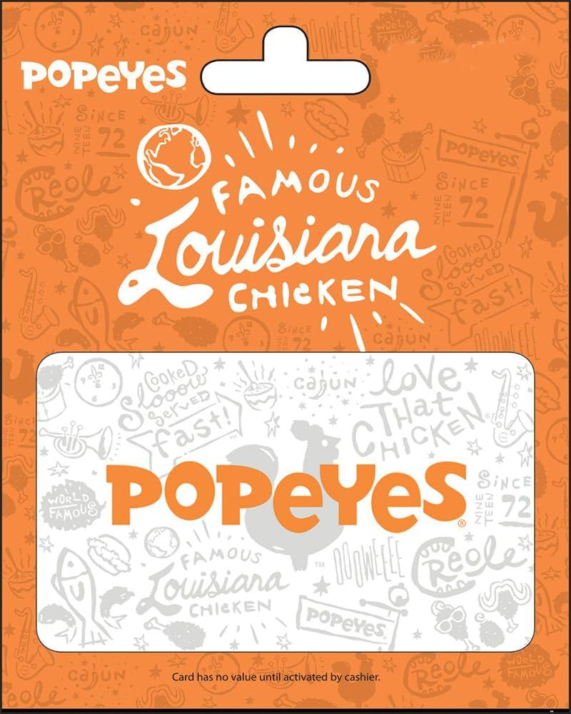 Popeyes Gift Card | Amazon (US)