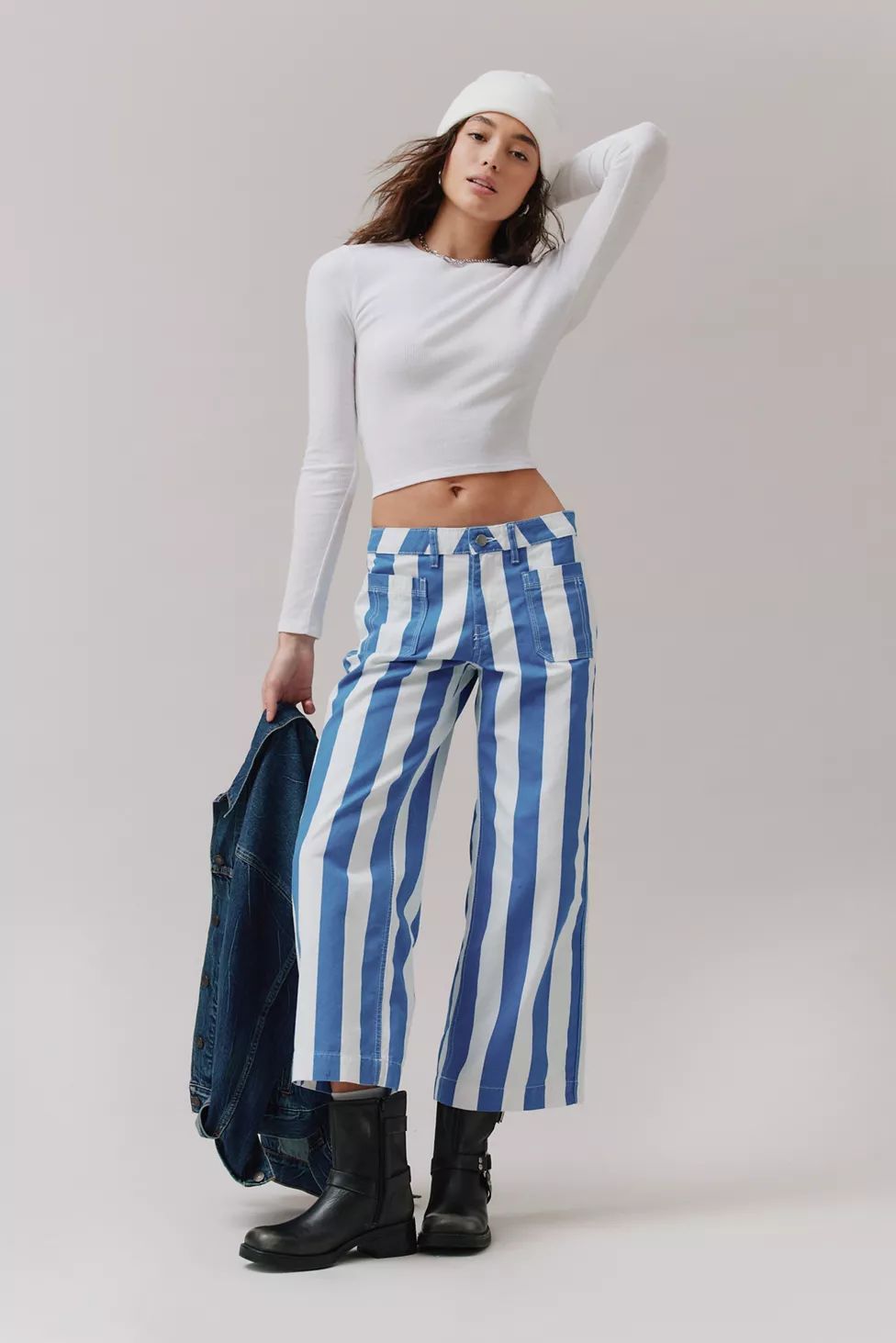 BDG Joey Striped Straight Leg Pant | Urban Outfitters (US and RoW)