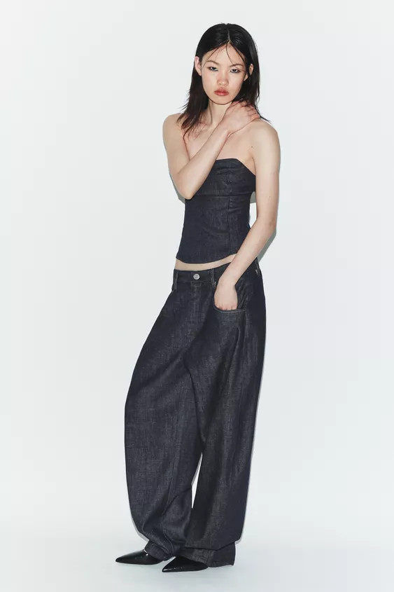 TRF HIGH-WAIST BARREL JEANS | Zara DE