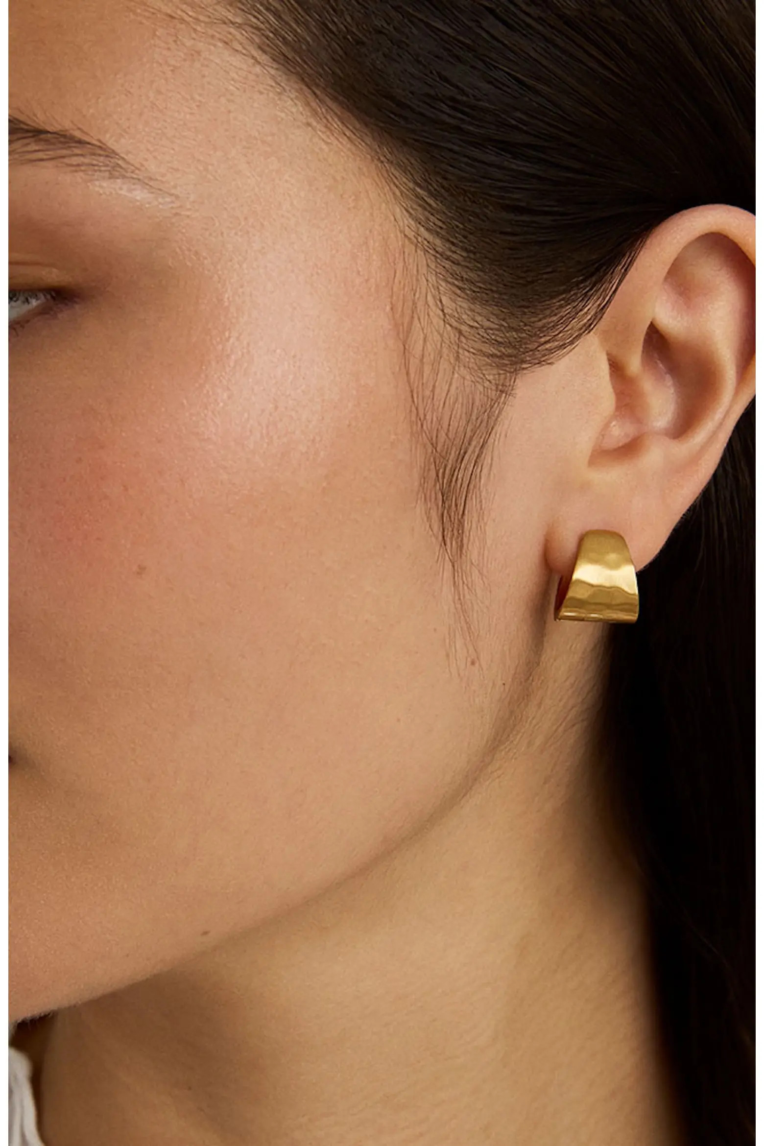 Mara Wide Huggie Hoop Earrings (Women) | Nordstrom | Nordstrom